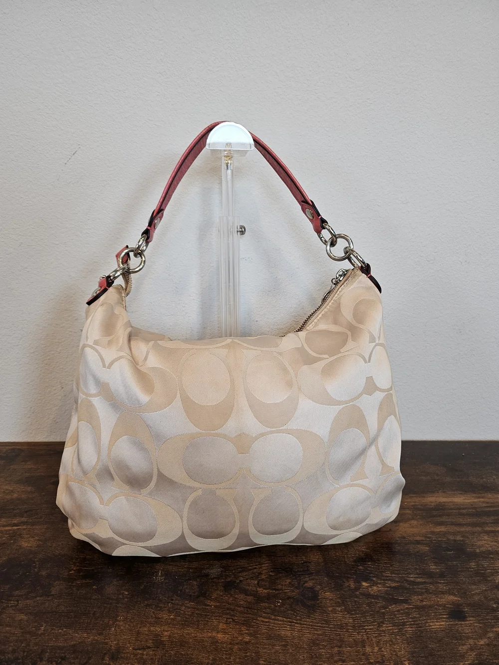 Coach Signature Jacquard Pocket Hobo